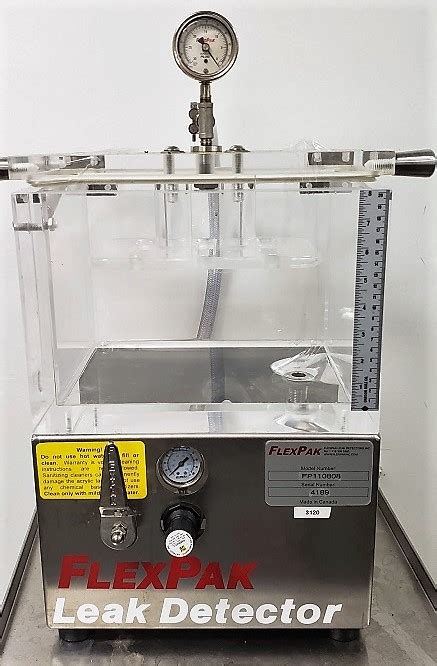 bespoke Package Leak Tester|flexpak leak detection.